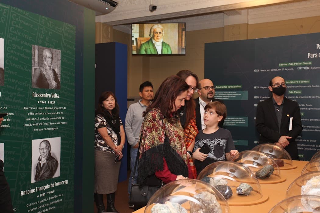 Foto da exposição José Bonifácio: De Pai da Ecologia a Patrono da Independência