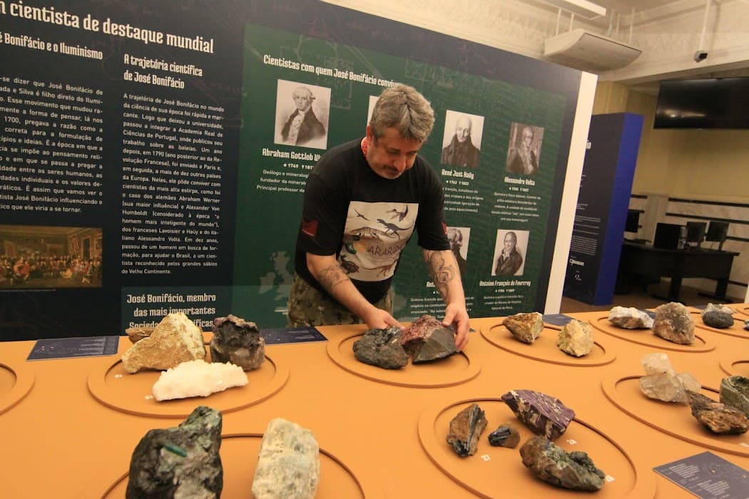 Foto da exposição José Bonifácio: De Pai da Ecologia a Patrono da Independência